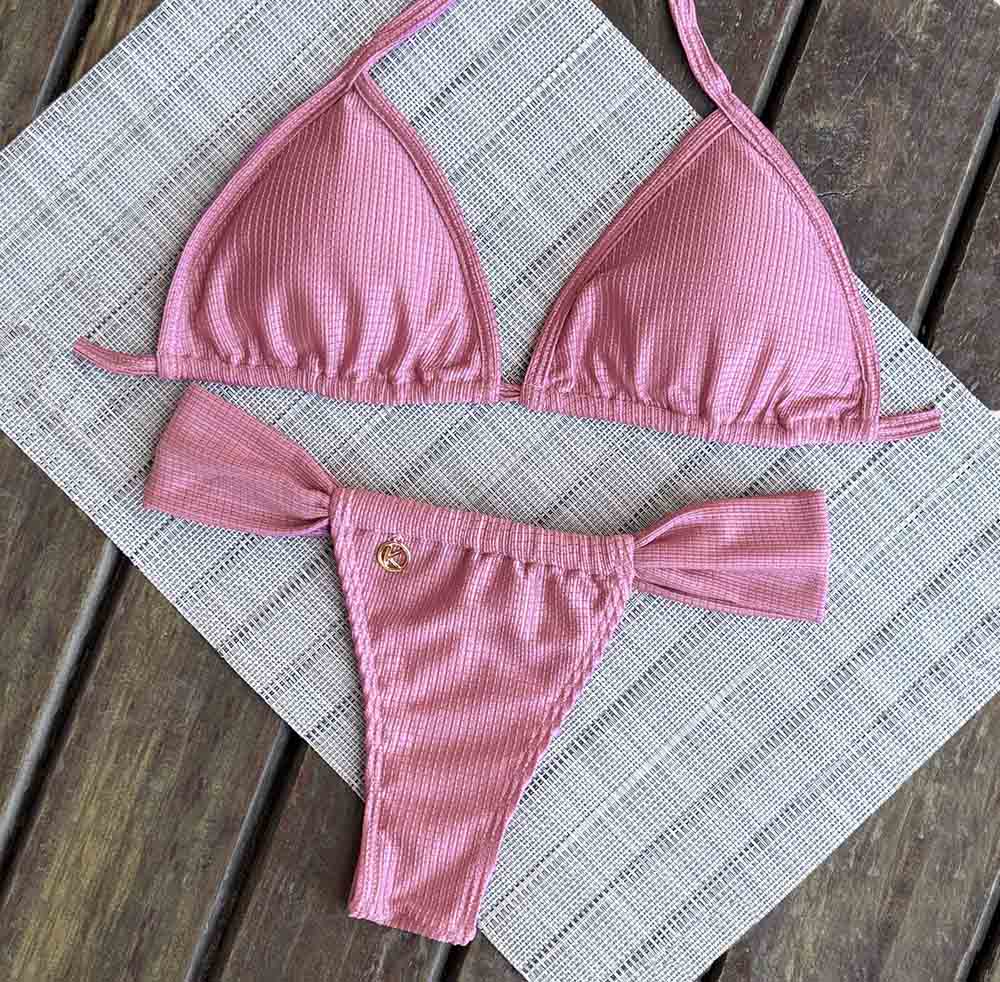 Conjunto De Bikini Safira | Top Mara + Tanga Gali