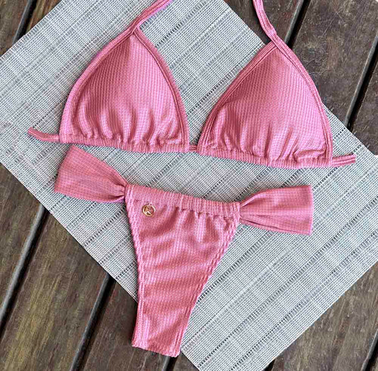 Conjunto De Bikini Safira | Top Mara + Tanga Gali