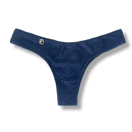 Isa Croco Marine Thong | Ripple