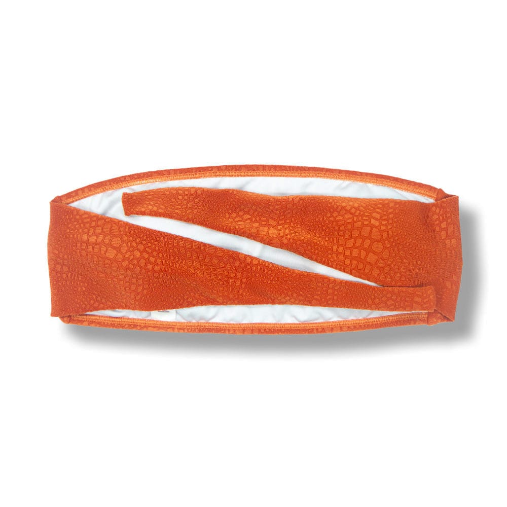 Croco Sunset Bandeau Top | Back Tie Closure