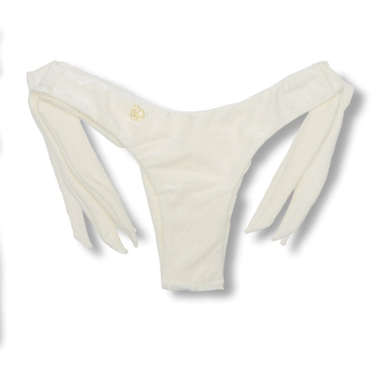 Mora Pearl Thong | Wide Tie on the Side
