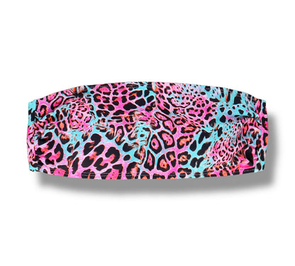 Color Animal Print Mezcla, Cinturón superior, Sin relleno, Forrado