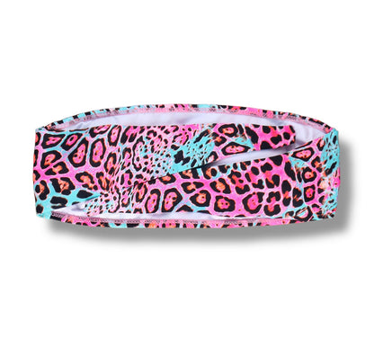 Color Animal Print Mezcla, Cinturón superior, Sin relleno, Forrado