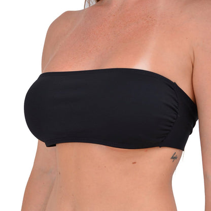 Conjunto de Biquíni Black and White | Top Faixa + Tanga Cora