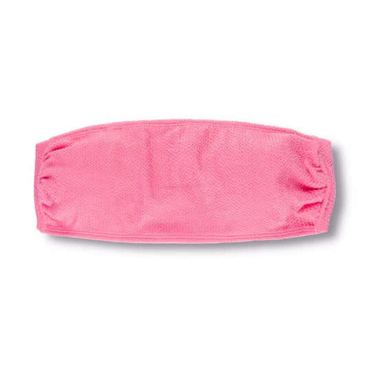 Blush Bandeau Top | Back Tie Closure