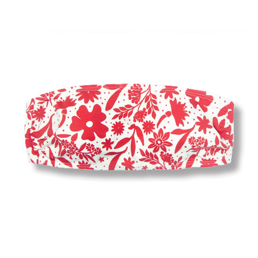 Scarlet Bandeau Top | Back Tie Closure
