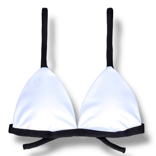 Jade Black and White with Black Top | Fixed Triangle