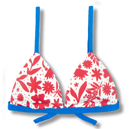 Jade Scarlet with Blue Top | Fixed Triangle