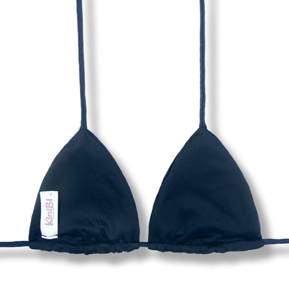 Lua Croco Marine Top | Triangle with Padding