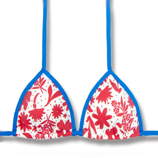Mara Scarlet with Blue Top | Triangle