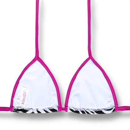 Mara Zebra Fany with Grape Top | Triangle